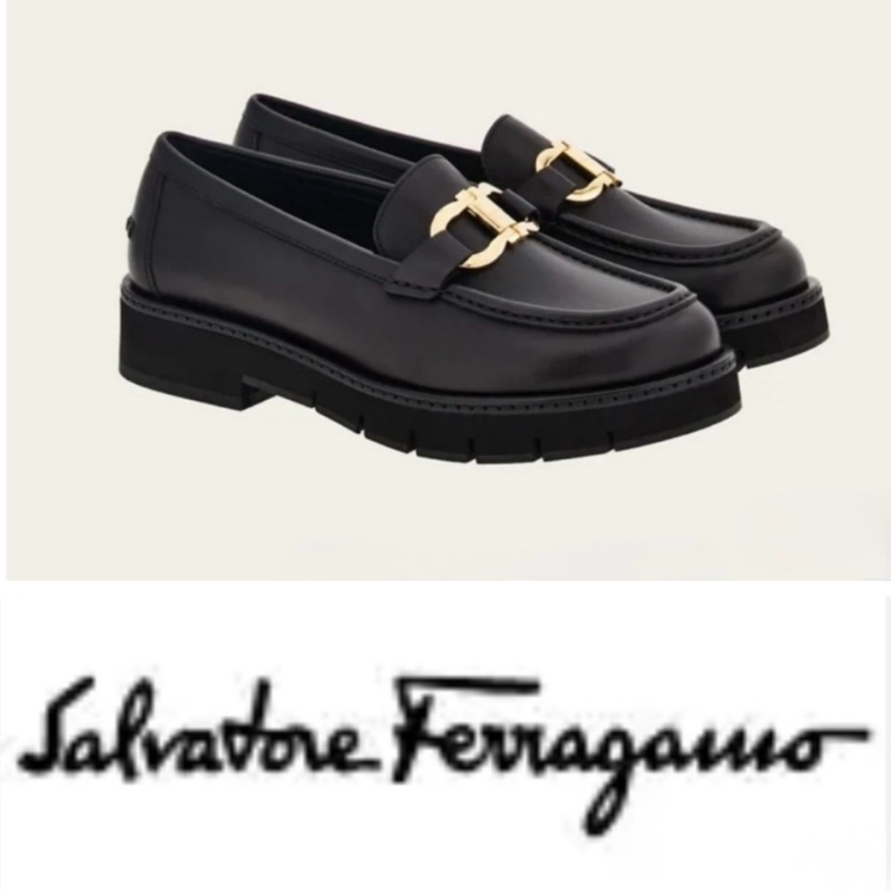 SALVATORE FERRAGAMO Mayran Double Gancio Bit Loafer WOMEN
$1,090 Sz 8.5 NEW